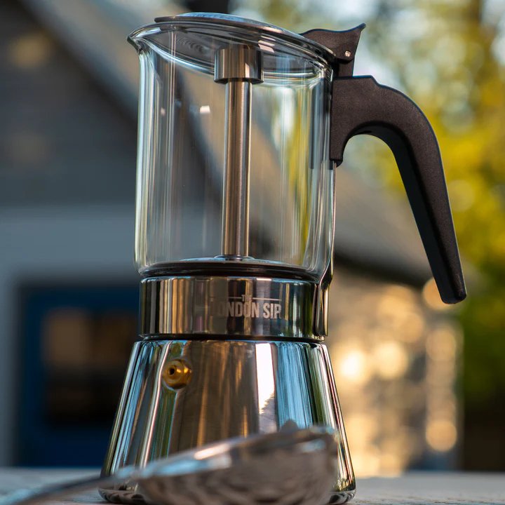 London Sip® Glass Top Espresso Maker