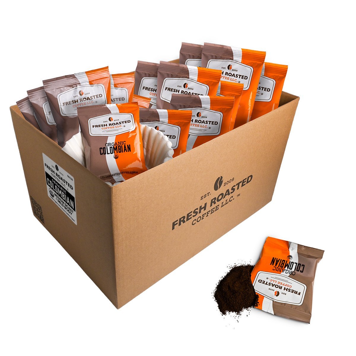 Organic Colombian, 2.25 oz - Coffee Portion Packs