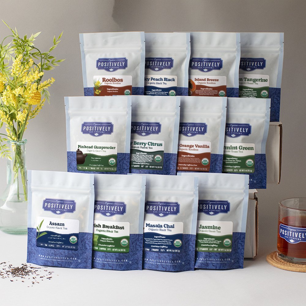 Organic Best Sellers Tea Flight - Loose Leaf Tea Sampler
