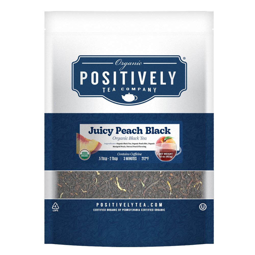 Organic Juicy Peach Black - Loose Leaf Tea