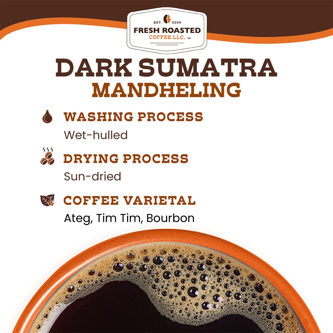 Dark Sumatra Mandheling - Roasted Coffee