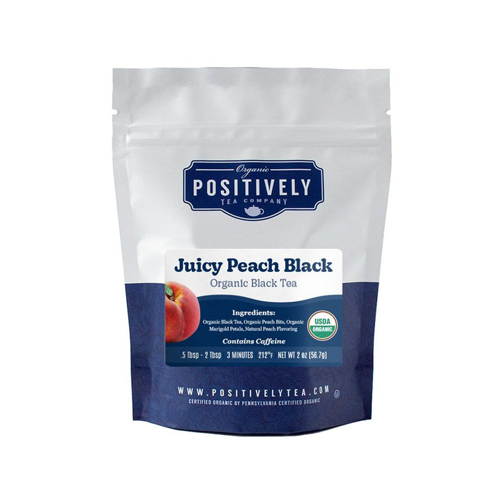 Organic Juicy Peach Black - Loose Leaf Tea