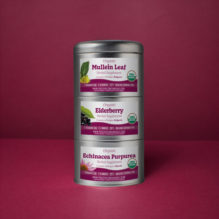 Organic Positively Botanical Tin Trio - Cold Comfort