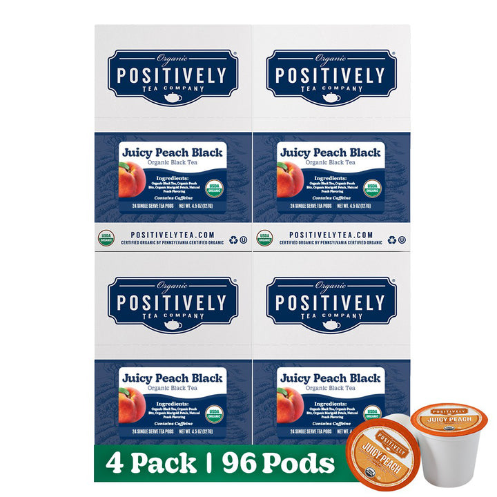 Organic Juicy Peach Black - Classic Tea Pods