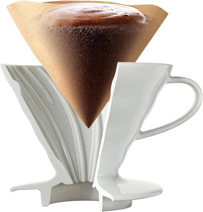 Hario® V60 Coffee Paper Filters, 100 Count, Size 02