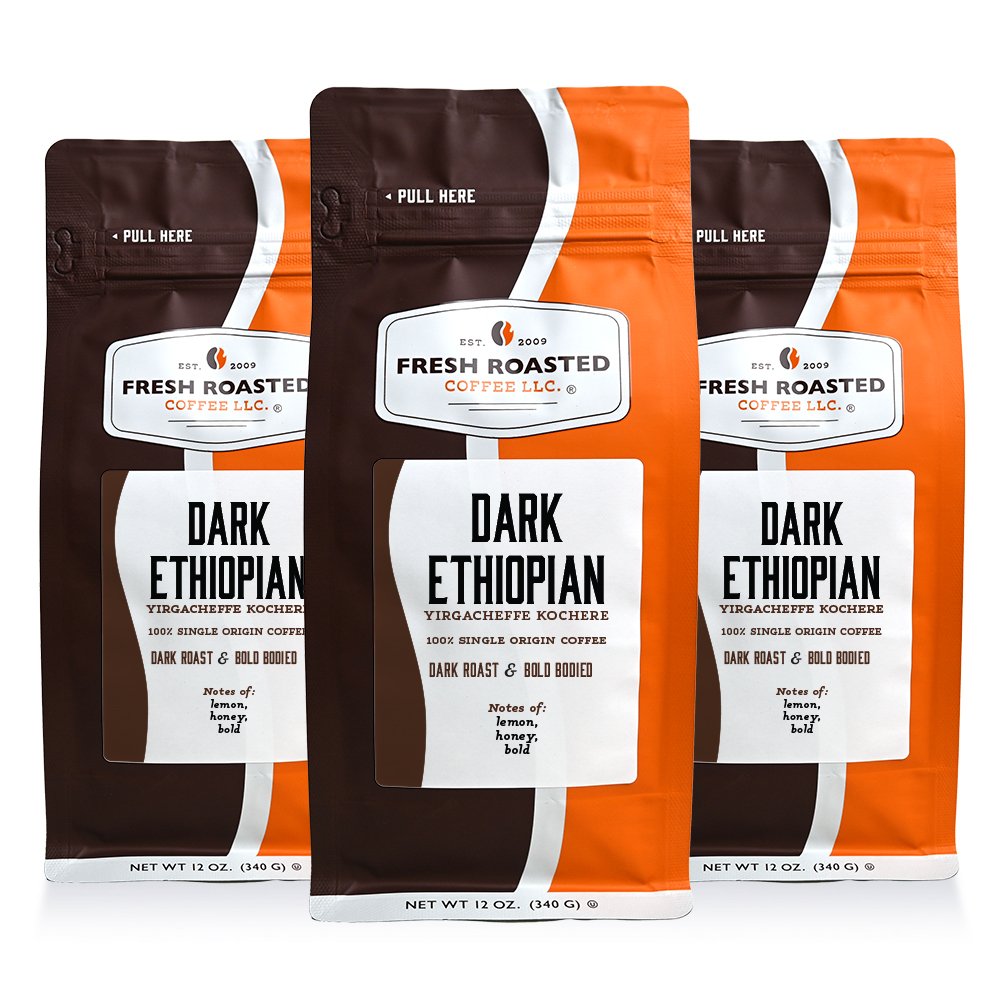 Dark Ethiopian Yirgacheffe Kochere - Roasted Coffee