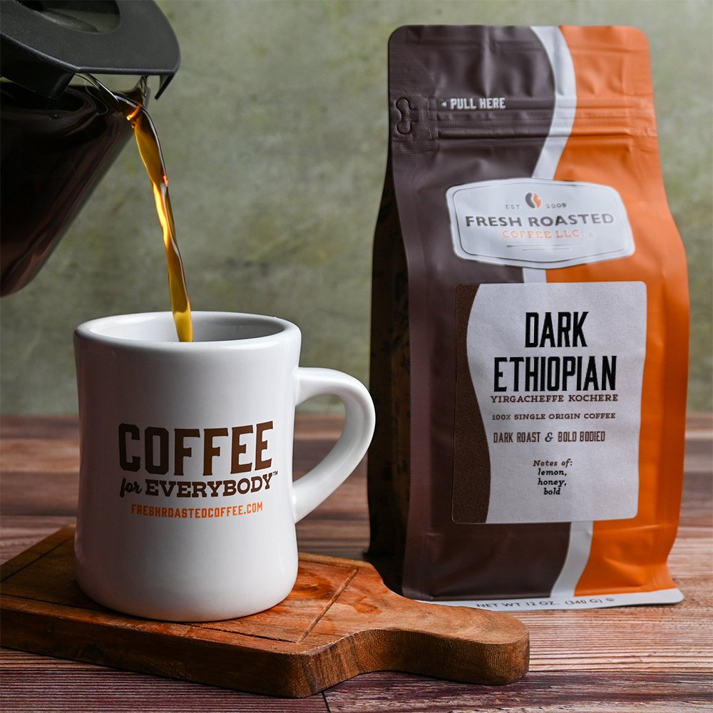 Dark Ethiopian Yirgacheffe Kochere - Roasted Coffee