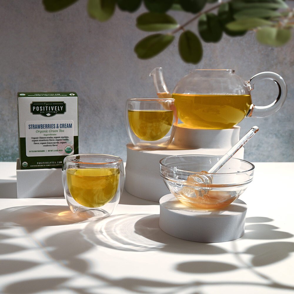 Organic Strawberries and Cream - Tea Bags