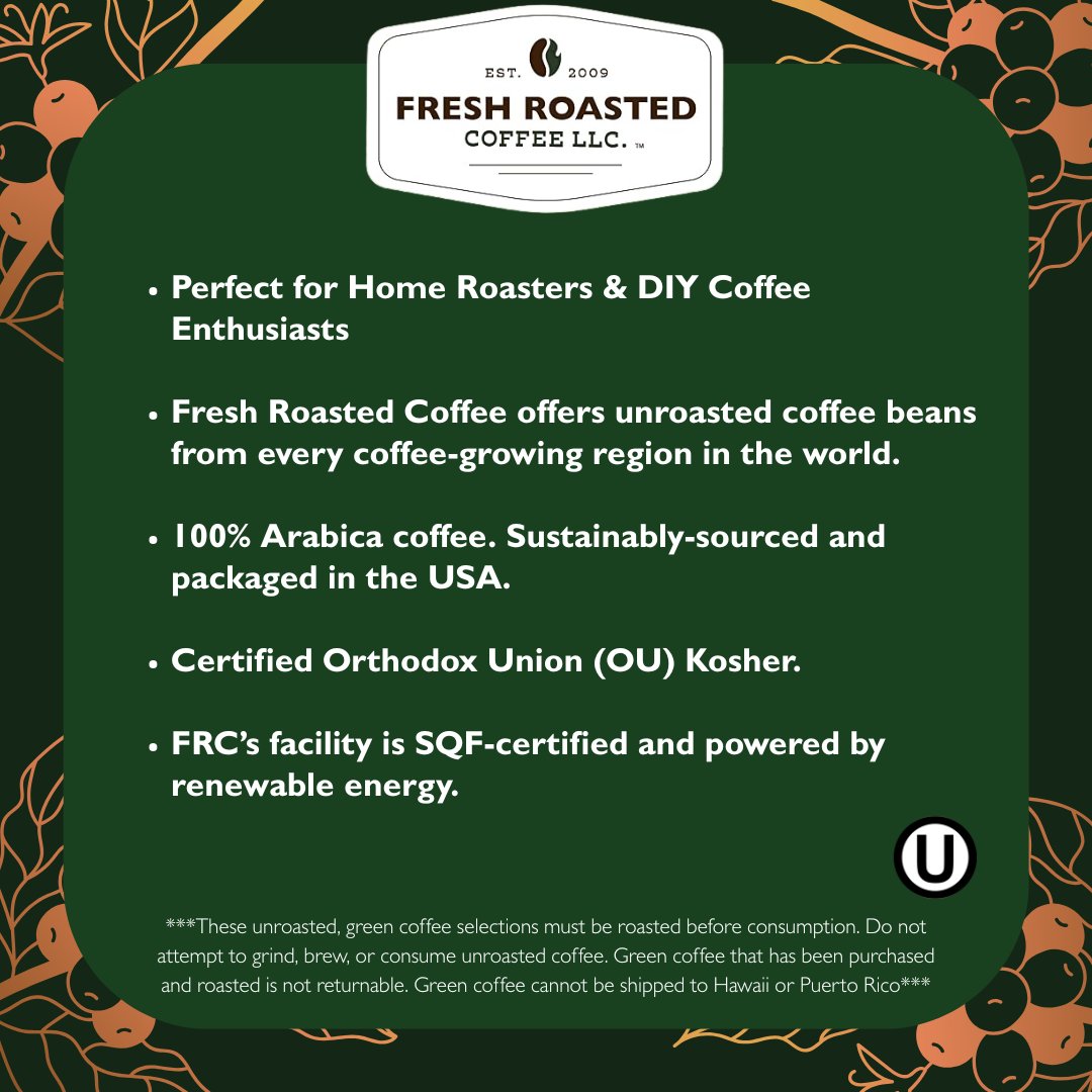 Unroasted African Sampler - Home Roaster's Starter Kit