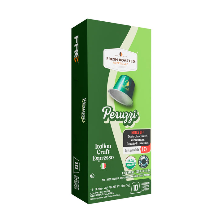Italian Craft Espresso: Organic Peruzzi - Espresso Capsules