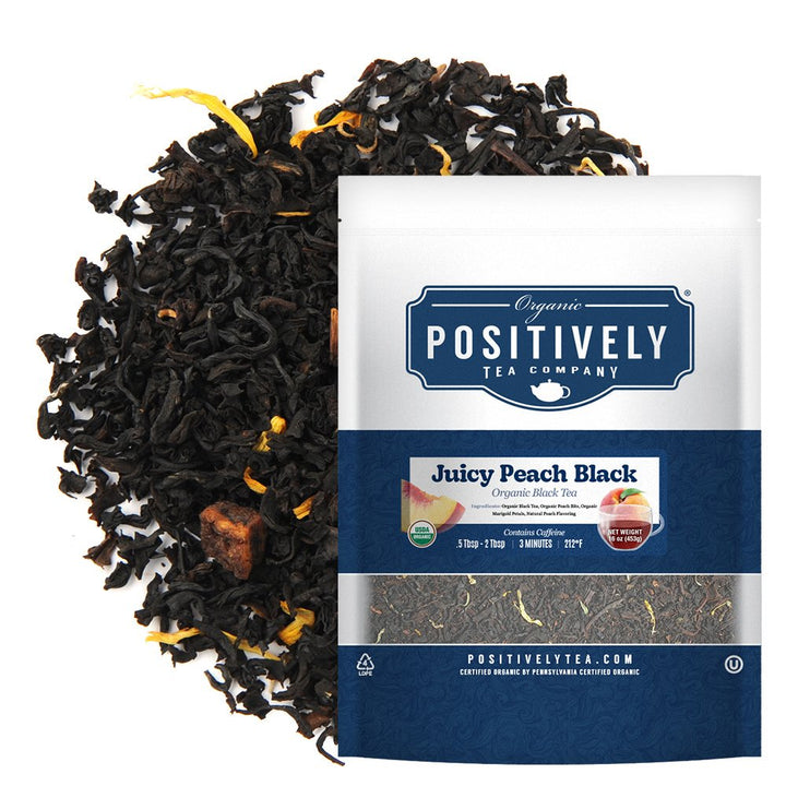 Organic Juicy Peach Black - Loose Leaf Tea