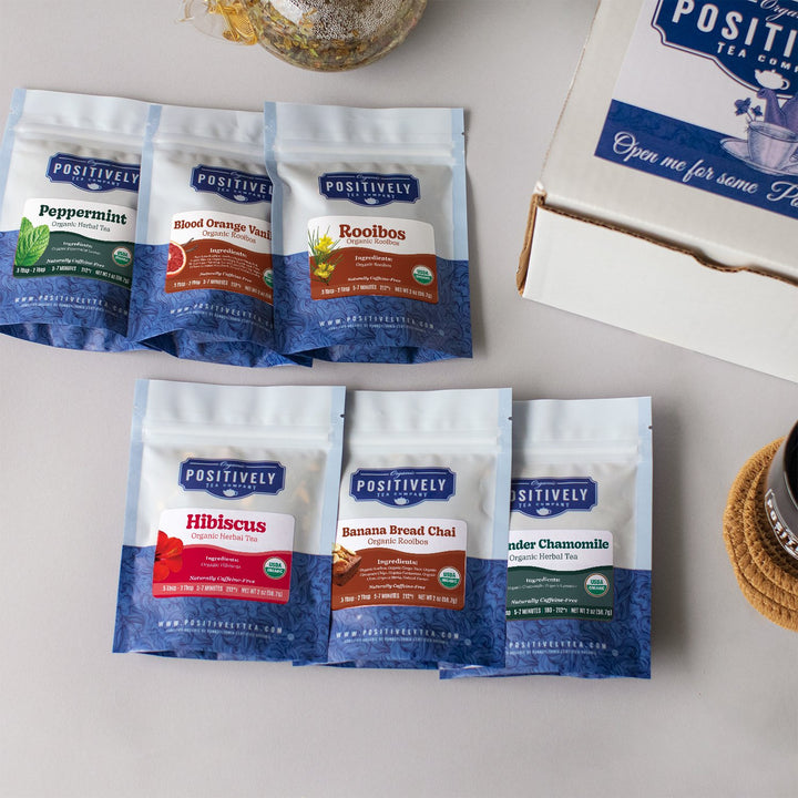 Positively Tea Sampler - Night Time Favorites Mini-Flight