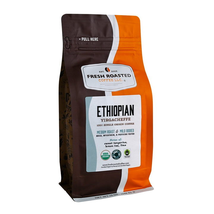Organic Ethiopian Yirgacheffe - Roasted Coffee