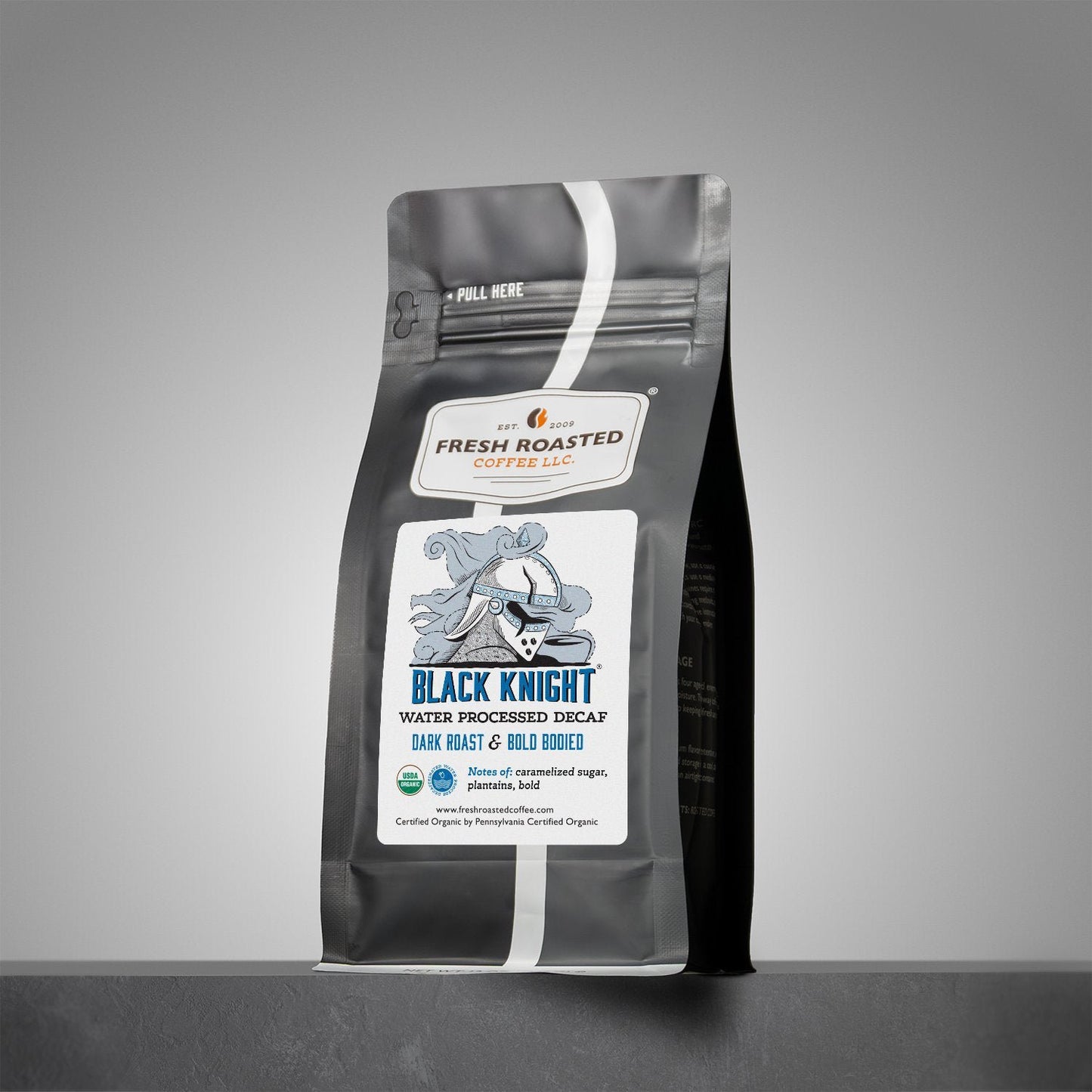 Organic Black Knight Water-Processed Decaf - Roasted Coffee