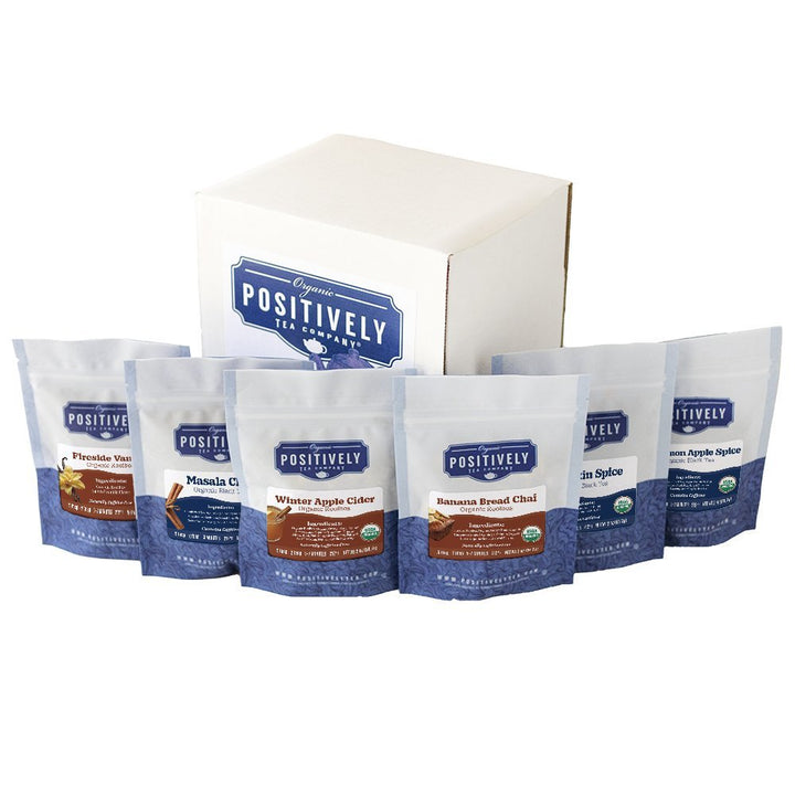Organic Positively Tea Sampler - Winter Warmers Mini-Flight