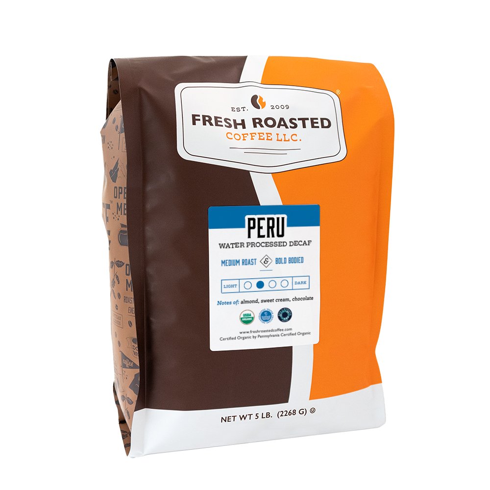 Organic Peru Water-Processed Decaf - Roasted Coffee