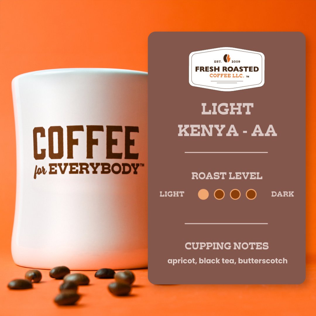 Light Kenya AA - Roasted Coffee