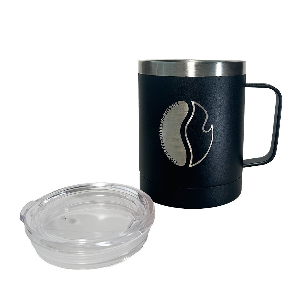Fresh Roasted Coffee Laser-Etched Stainless Steel Mug