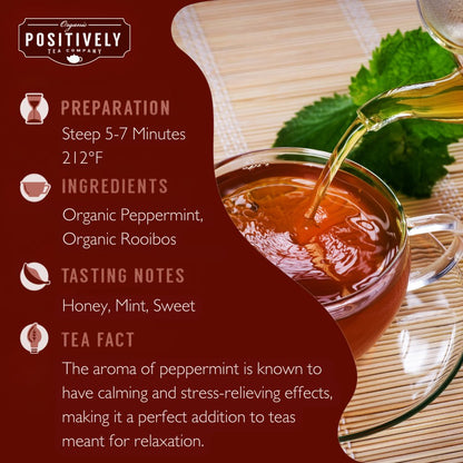 Organic Peppermint Rooibos - Loose Leaf Tea