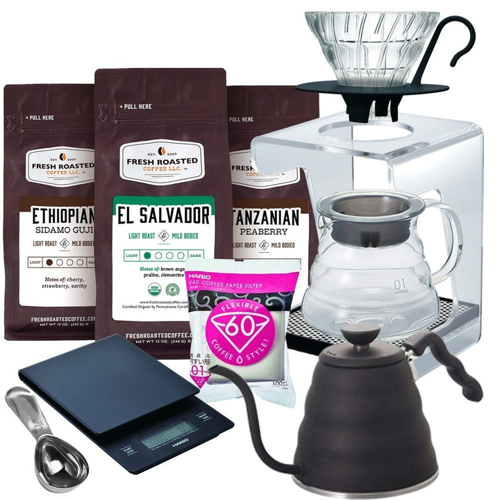 Hario V60 Pour Over Kit - Coffee Gift Set