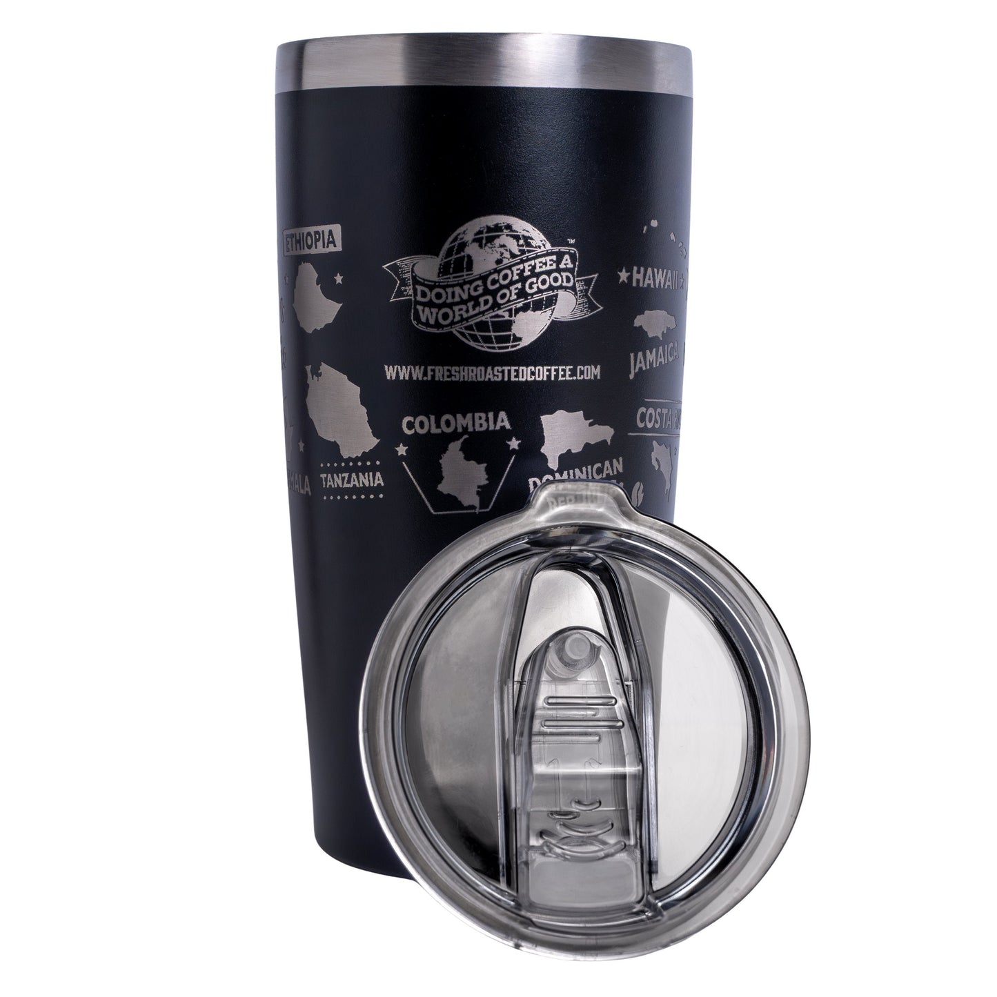 Fresh Roasted Coffee Travel Mug - Black