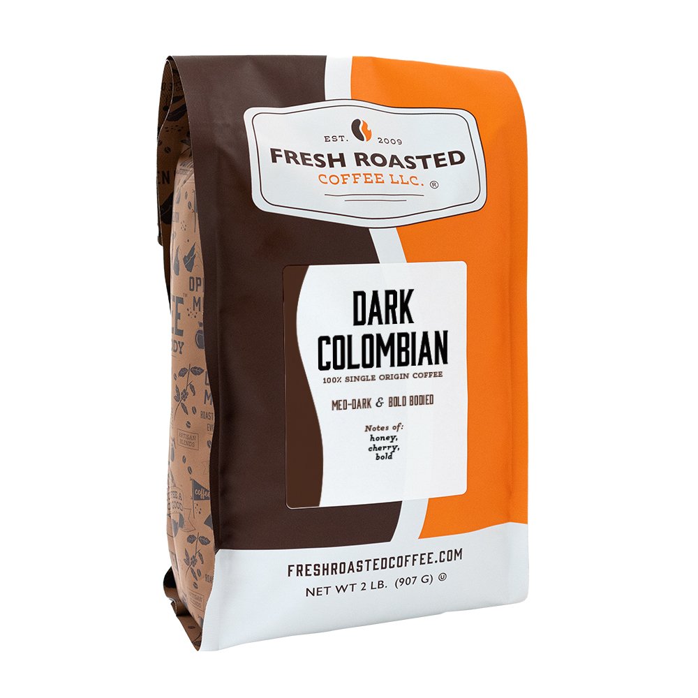 100% Dark Colombian - Roasted Coffee