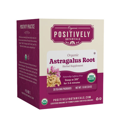 Organic Astragalus Root - Botanical Tea Bags