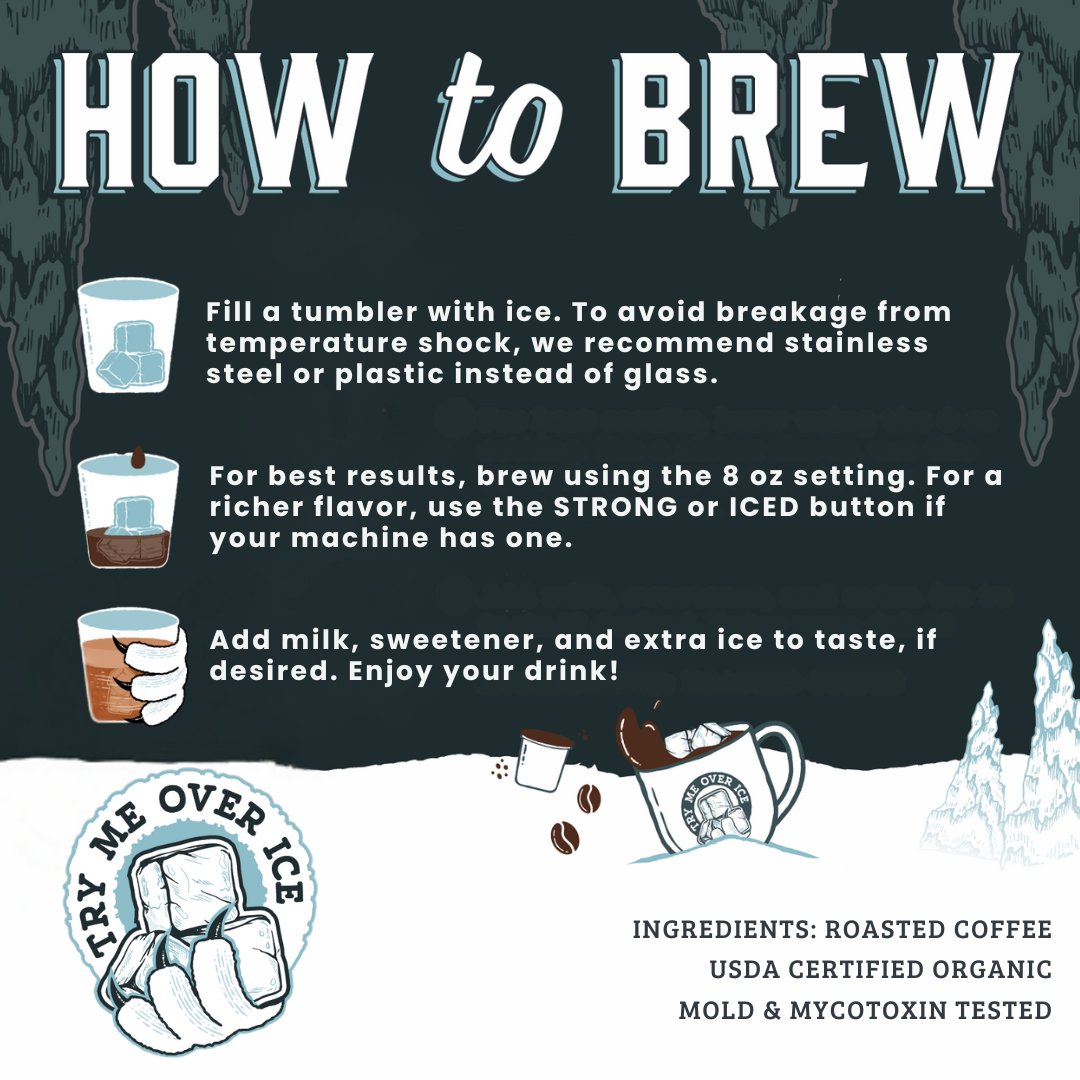 Organic Frostbite Over Ice - Classic Coffee Pods