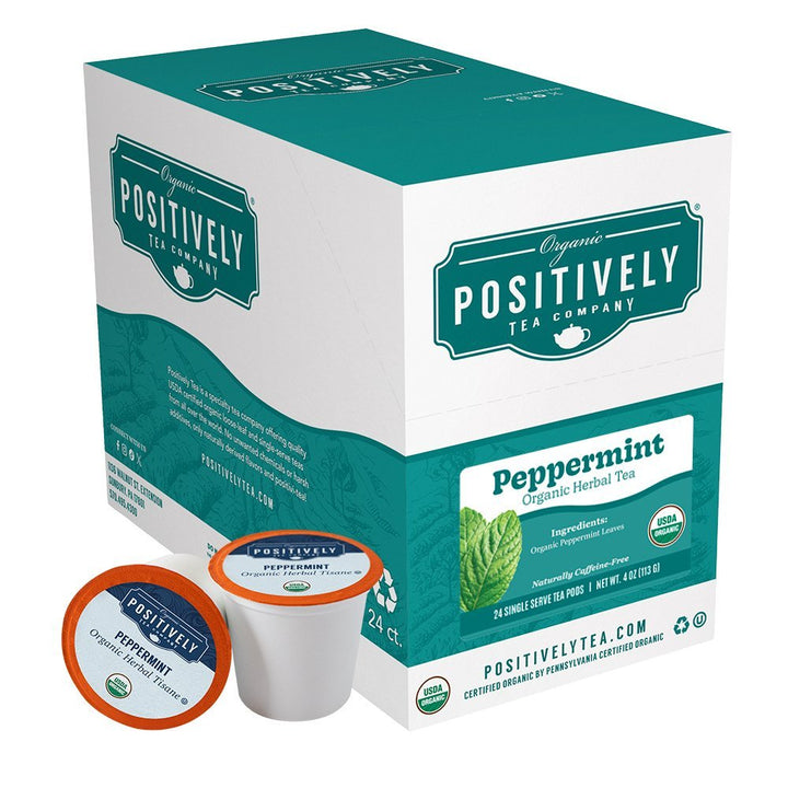 Organic Peppermint Leaf Herbal - Classic Tea Pods