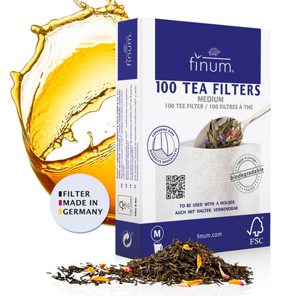 Finum® Tea Filter Bags - 100 CT Medium