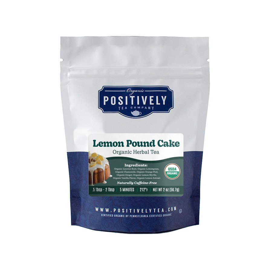 Lemon Pound Cake Herbal - Loose Leaf Tisane