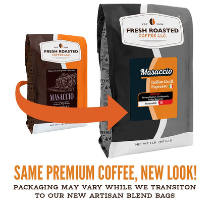 Masaccio Italian Craft Coffee - Roasted Coffee