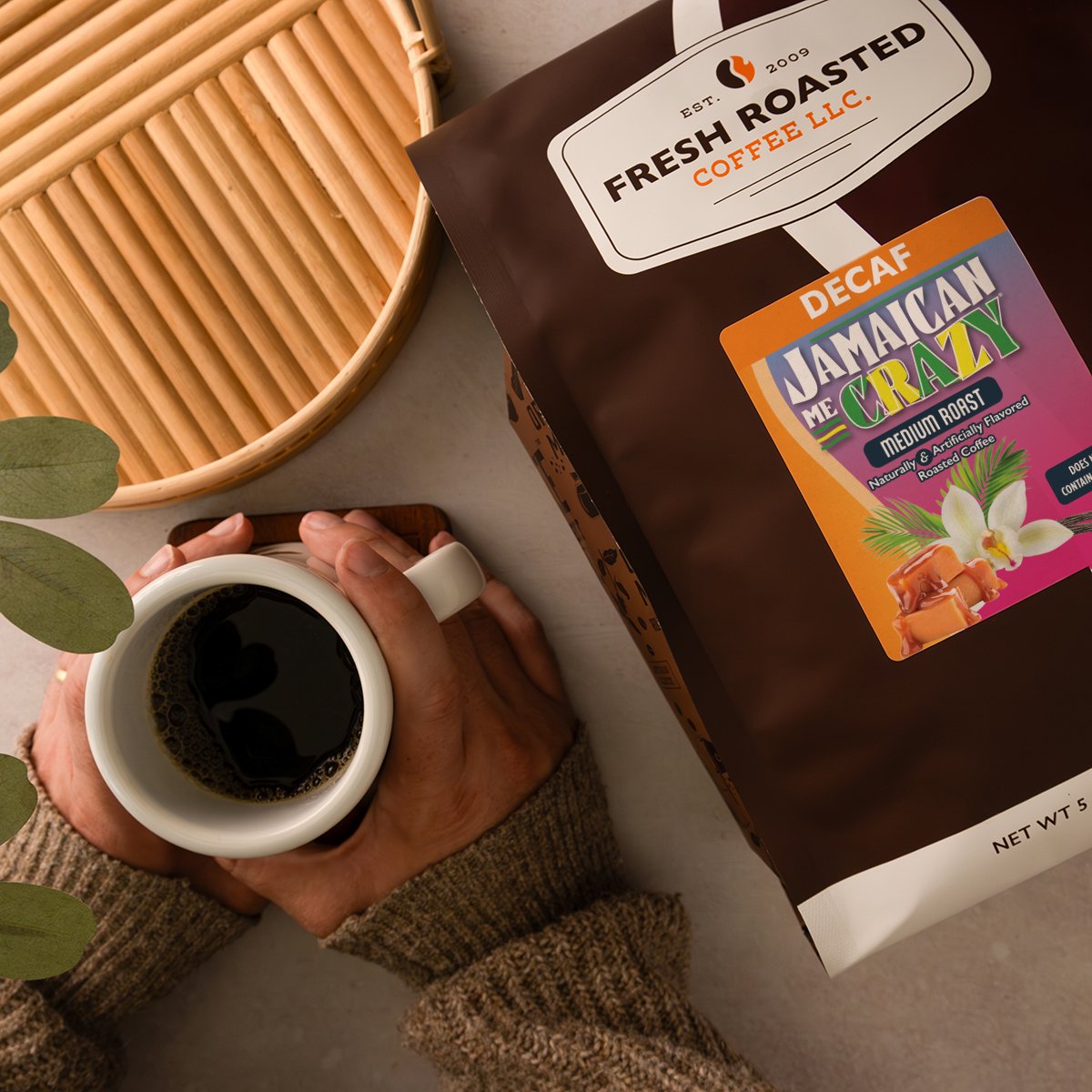Decaf Jamaican Me Crazy® - Flavored Roasted Coffee