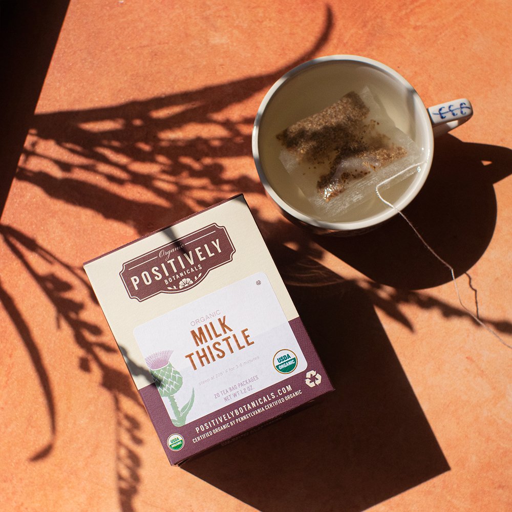 Organic Milk Thistle - Botanical Tea Bags