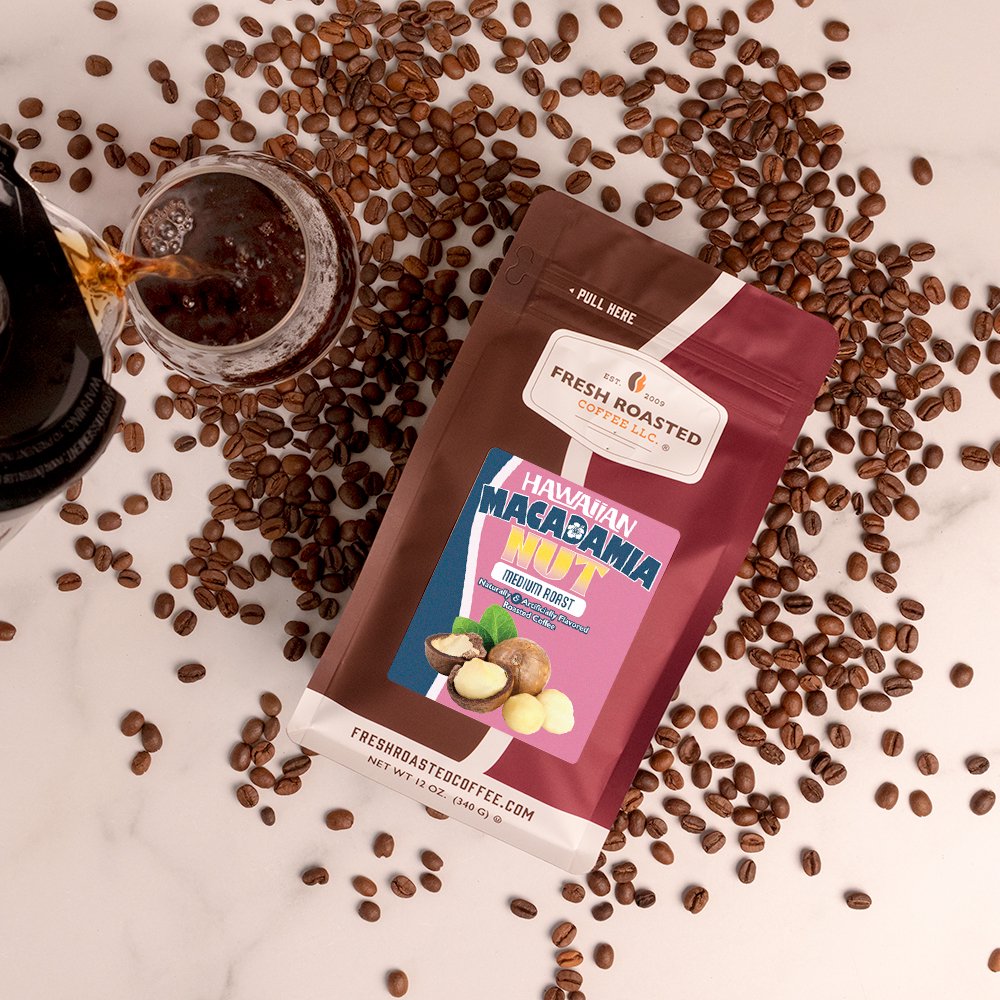 Hawaiian Macadamia Nut - Flavored Roasted Coffee