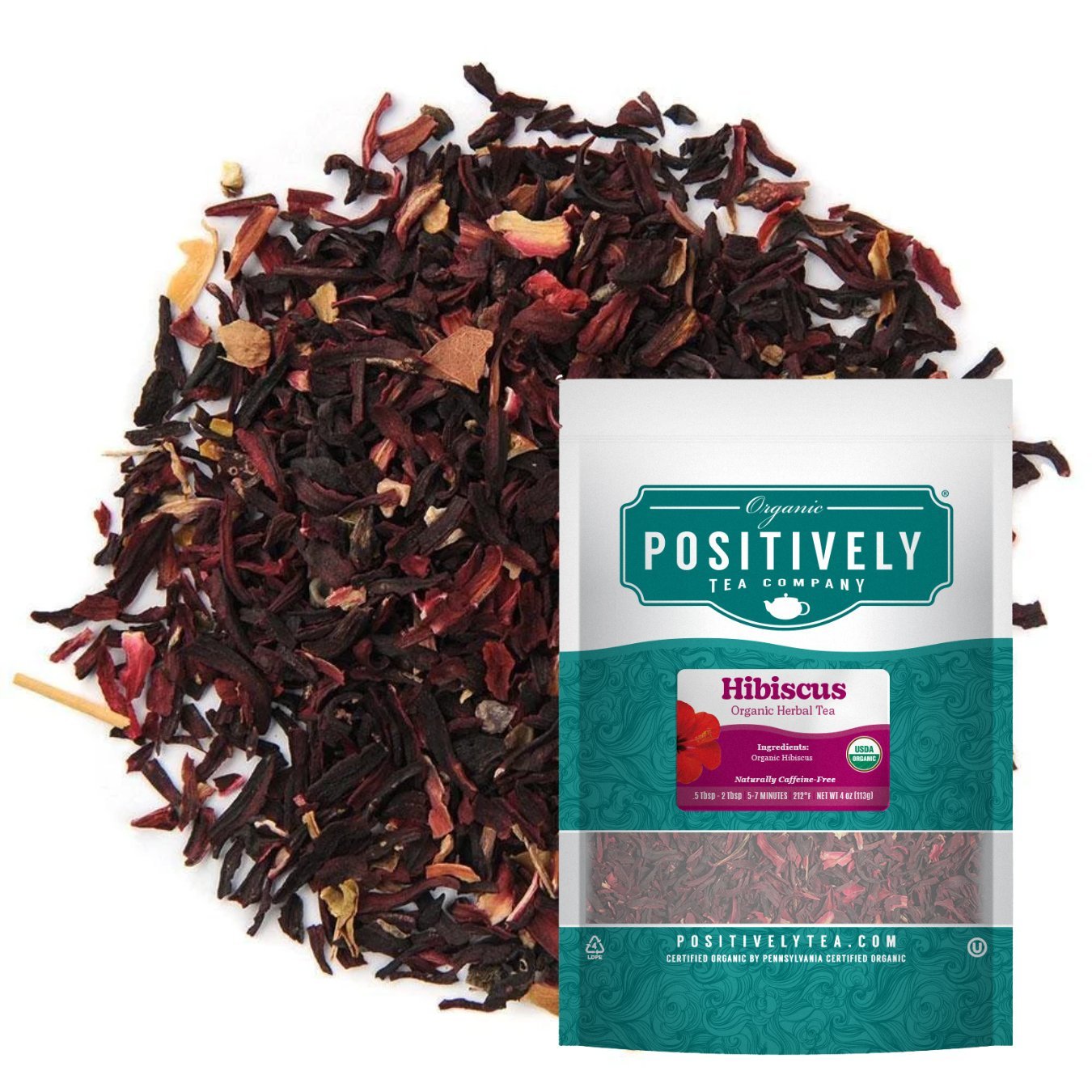Organic Hibiscus Tisane - Loose Leaf Tisane