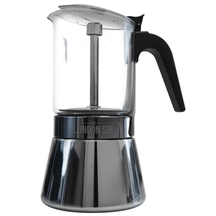 London Sip® Glass Top Espresso Maker