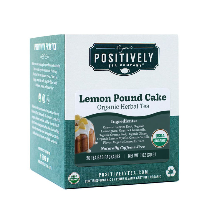 Organic Lemon Pound Cake Herbal - Tea Bags