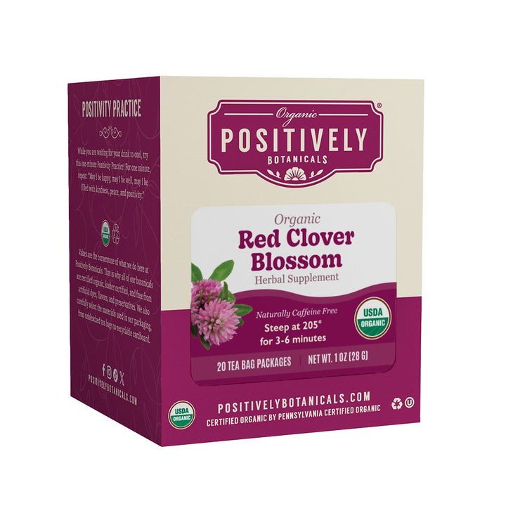 Organic Red Clover Blossoms - Botanical Tea Bags