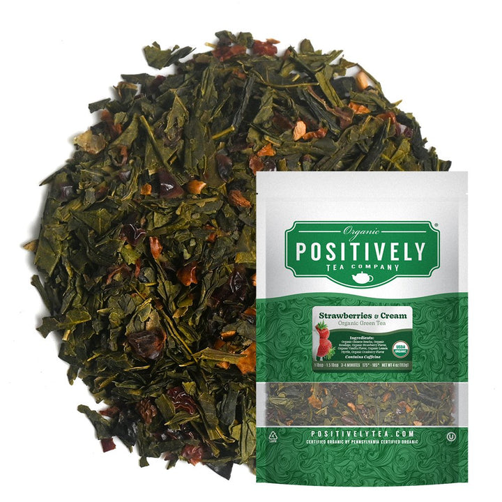 Organic Strawberries and Cream - Loose Leaf Tea