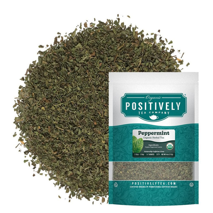 Organic Peppermint Leaf Herbal - Loose Leaf Tisane