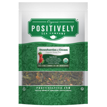 Organic Strawberries and Cream - Loose Leaf Tea