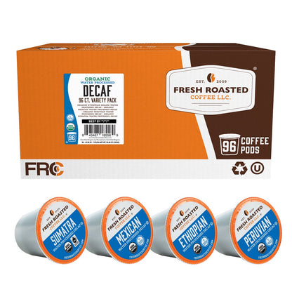 Organic Water Decaf Variety Pack - Classic Coffee Pods