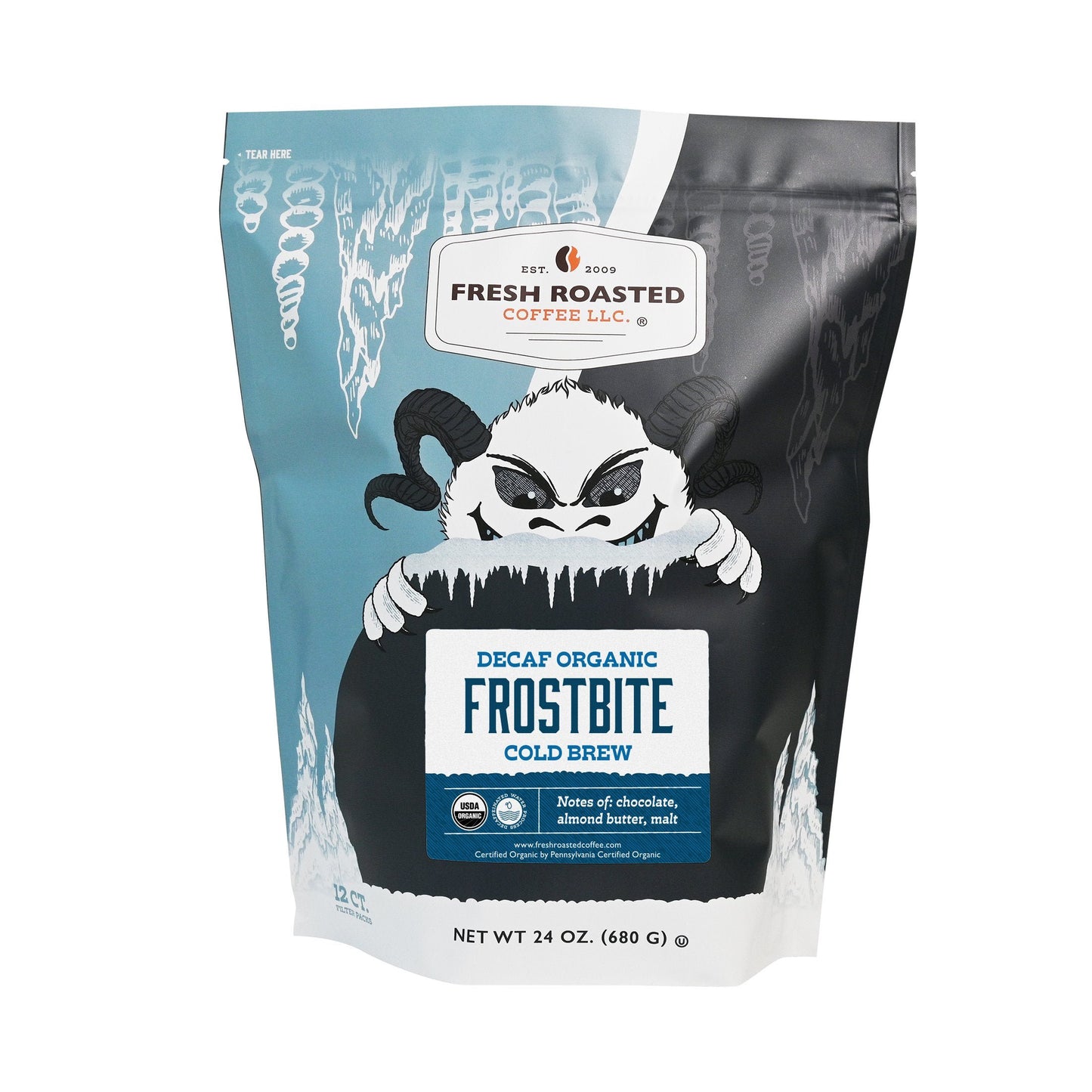 Decaf Organic Frostbite Cold Brew Filter Packs