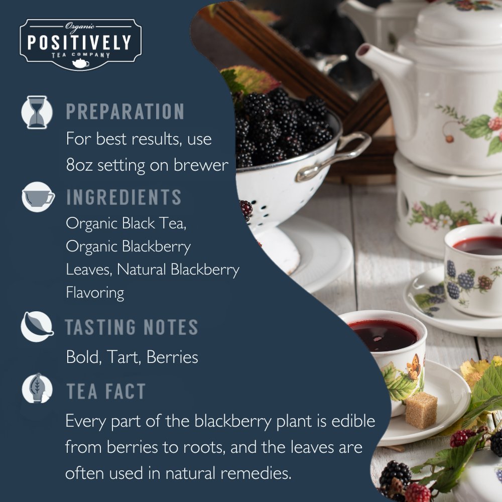 Organic Blackberry Black - Classic Tea Pods