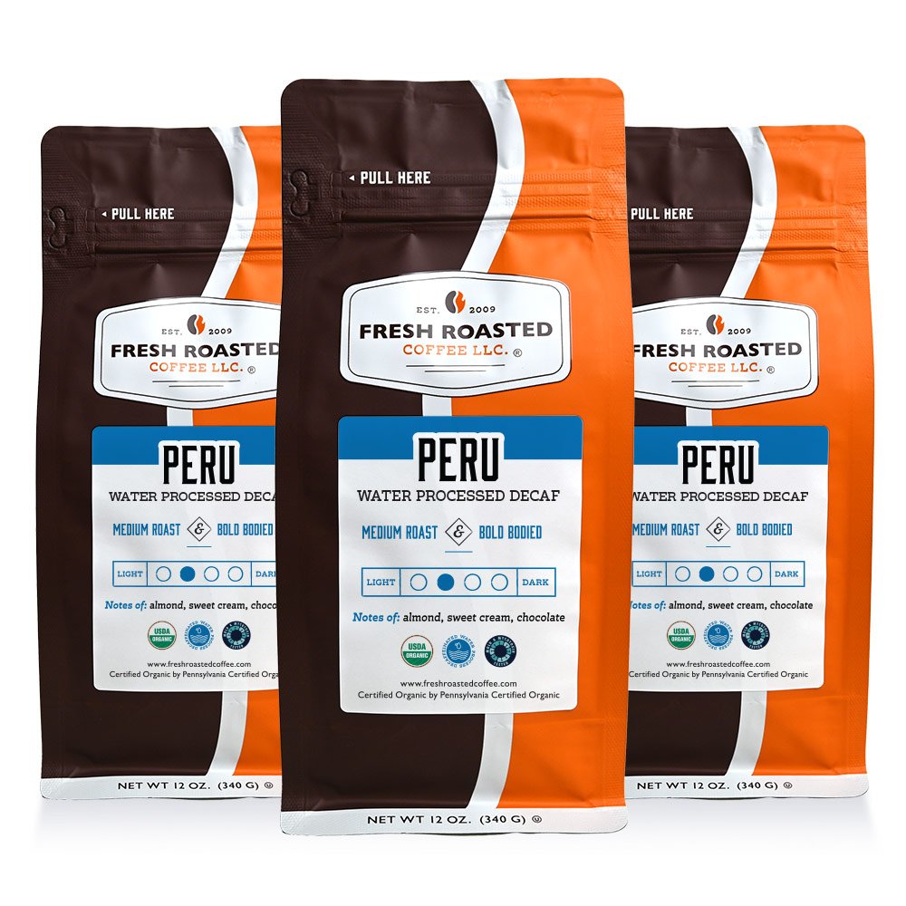 Organic Peru Water-Processed Decaf - Roasted Coffee