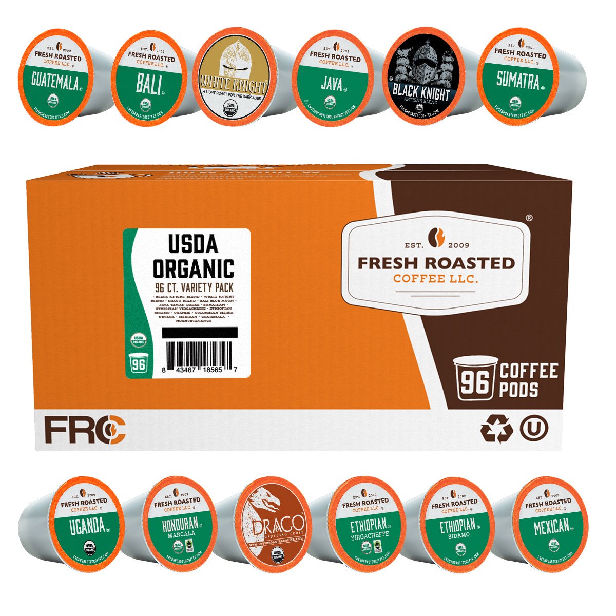 USDA Organic Variety Pack - Classic Coffee Pods