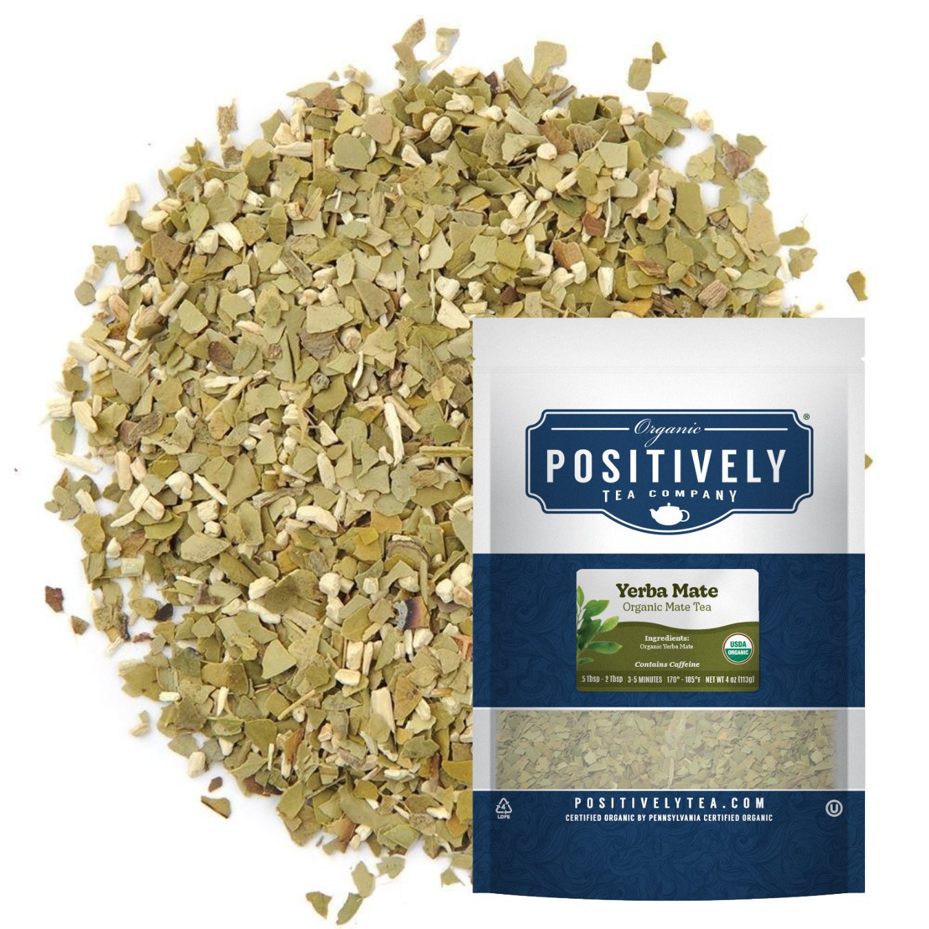 Organic Yerba Mate (Unsmoked) - Loose Leaf Tea