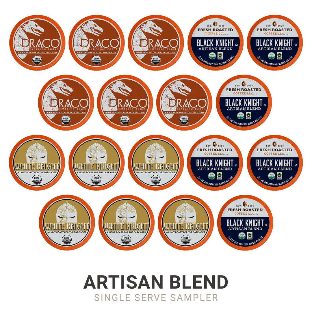 Organic Artisan Blend Sampler - Classic Coffee Pods