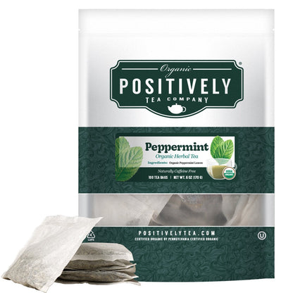 Organic Peppermint Leaf Herbal - Tea Bags